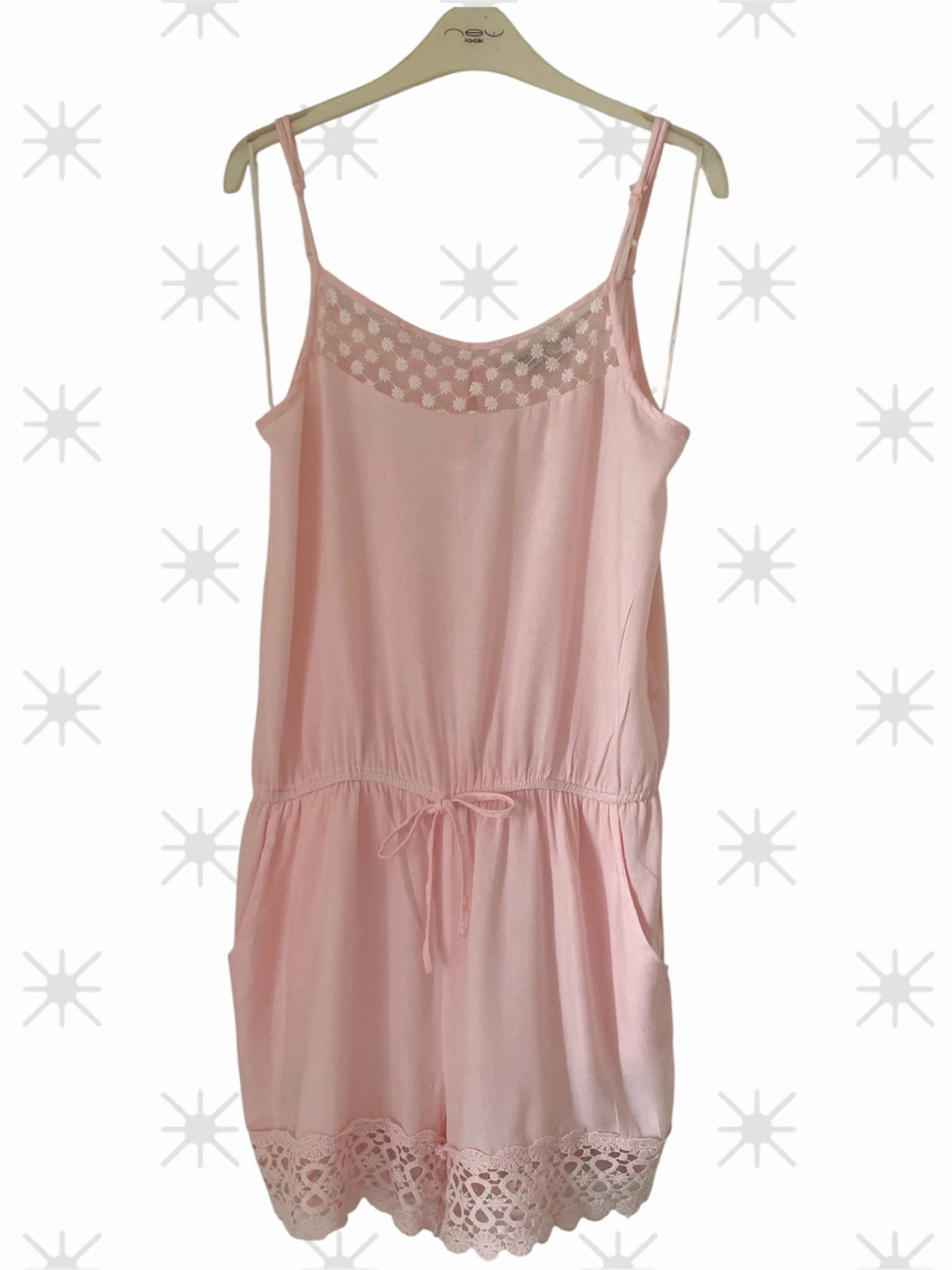 Combi pyjama rose clair 